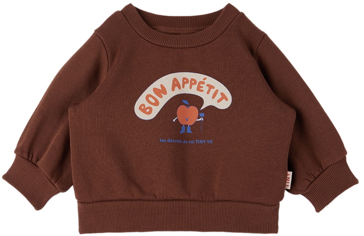 Photo: TINYCOTTONS Baby Brown 'Bon Appétit' Sweatshirt