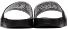 Givenchy Black Marble Flat Sandals