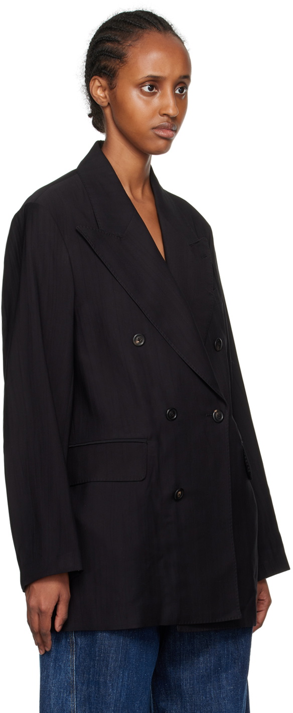 Our Legacy Black Sharp DB Blazer