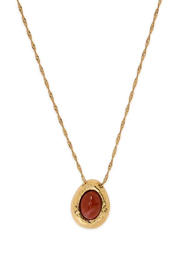Photo: Anni LU Cherry On Top 18kt Gold-plated Necklace - Red - One Size