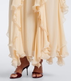 Blumarine Ruffled maxi dress
