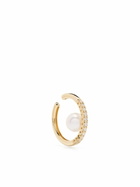 Mizuki 18K Yellow Gold Akoya Pearl And Diamond Earcuff