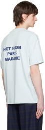 Drôle De Monsieur Blue 'Le T-Shirt Slogan' T-Shirt