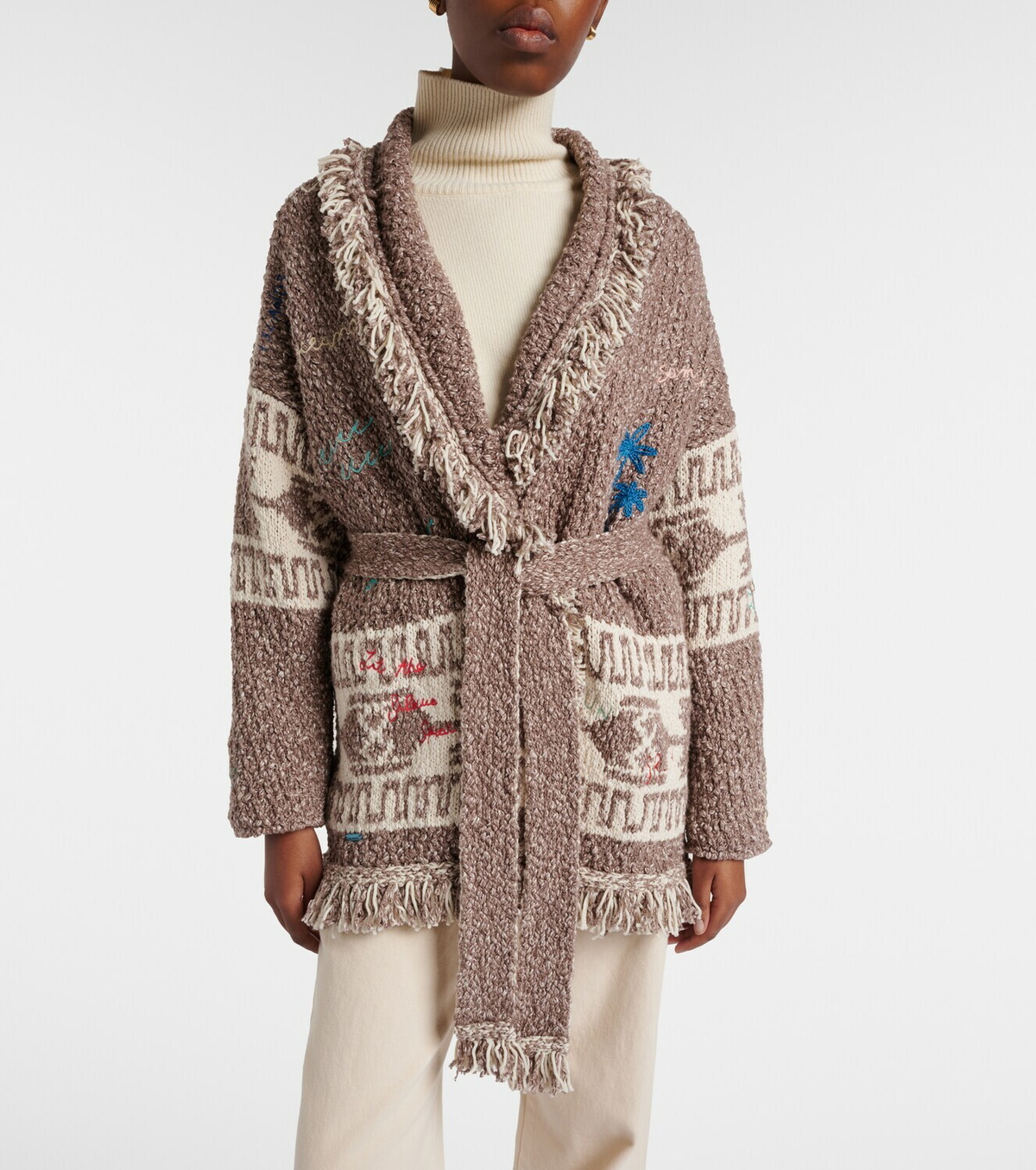Alanui Written By The Ocean cotton cardigan