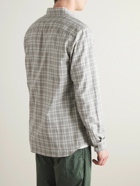 Theory - Irving Checked Cotton Shirt - Gray