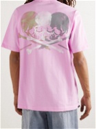 Mastermind World - Logo-Print Cotton-Jersey T-Shirt - Pink