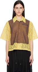 UNDERCOVER Yellow & Brown UP1F1406 Shirt
