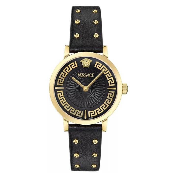 Photo: Versace Greca Fortuna Quartz Black Dial Ladies Watch VE0A00225