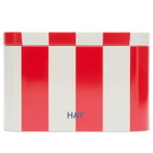 HAY Tin Container - Small in Red/Off-White 