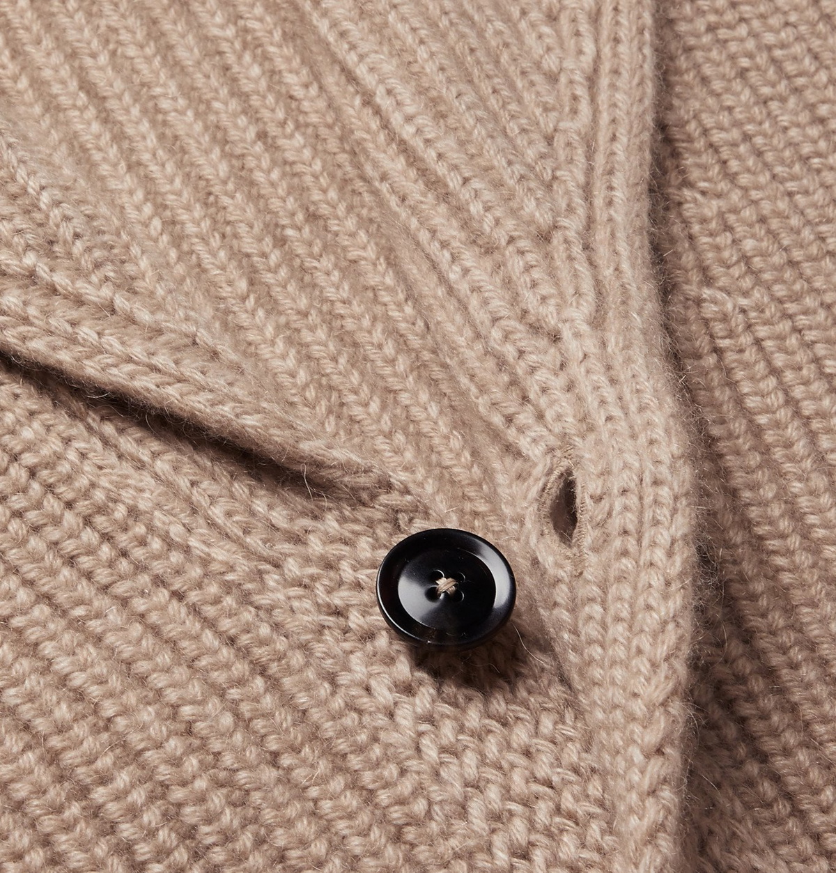 Shawl-Collar Cable-Knit Cashmere and Mohair-Blend Cardigan