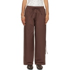 RESCHA SSENSE Exclusive Brown Tracking Pants