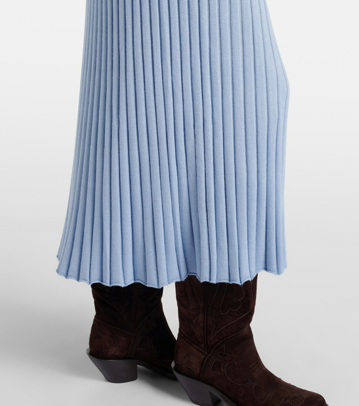Gabriela Hearst Amor ribbed-knit silk and cashmere maxi dress