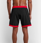 Alexander McQueen - Mid-Length Colour-Block Swim Shorts - Black