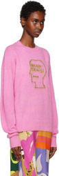 Brain Dead Pink Superfuzz Sweater