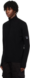 C.P. Company Black Zip Sweater