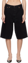 Prototypes Black New Denim Shorts