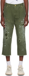 kolor Green Distressed Jeans