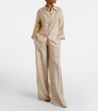 Joseph Dijon printed silk shorts