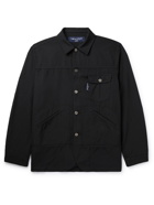 COMME DES GARÇONS HOMME - Garment-Dyed Wool-Gabardine Jacket - Black