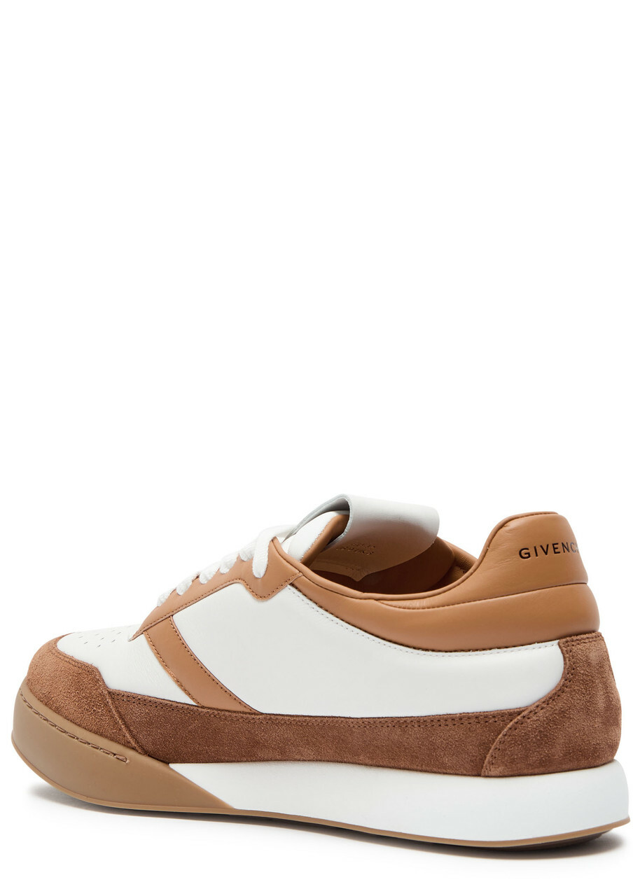 Givenchy Yard Court Panelled Leather Sneakers White