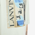 Lanvin Men's Print Logo T-Shirt in Sage