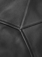 Bottega Veneta - Convertible-Collar Leather Shirt - Brown