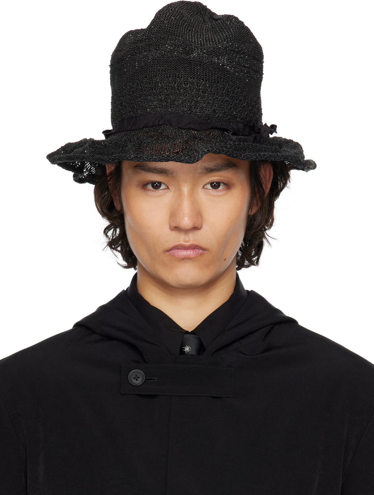 Yohji Yamamoto Black New Era Edition 'Bucket-03' Bucket Hat