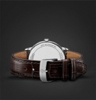 Baume & Mercier - Classima 40mm Steel and Croc-Effect Leather Watch, Ref. No. M0A10507 - White