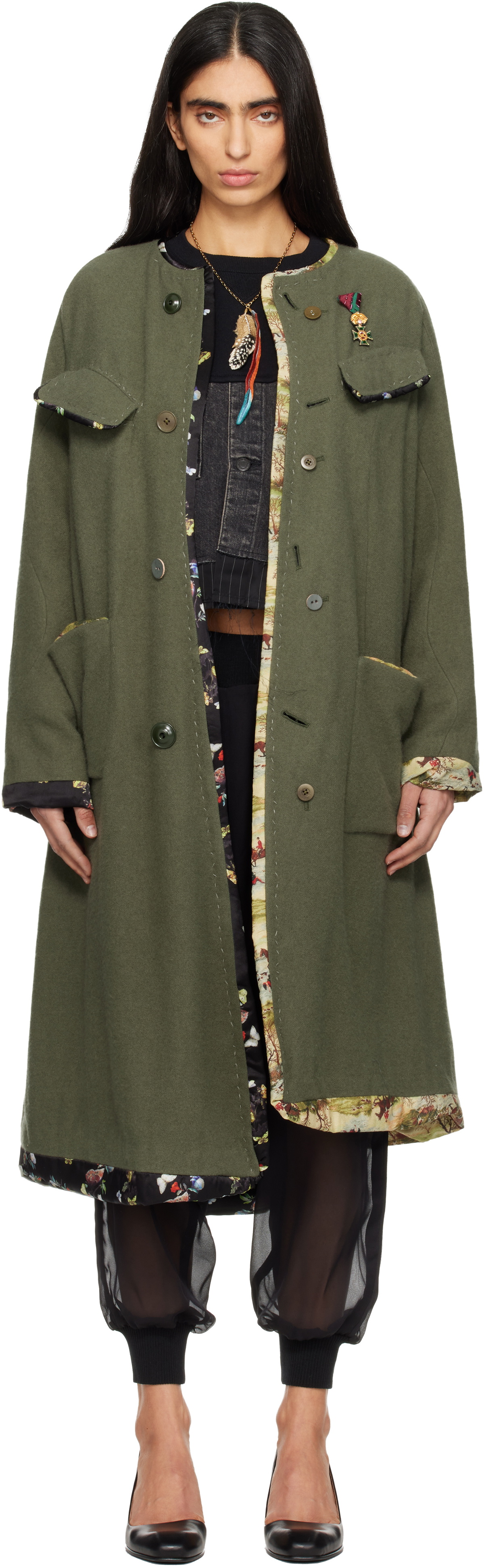 UNDERCOVER 21AW ×EASTPAK NYLON MOD COAT Undercover x Eastpak Nylon Coat - Beige | Garmentory
