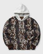 PATTA City Leopard Reversible Bomber Jacket Multi-color Mens Denim Jacket