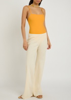 Nounou Anita Square-neck Swimsuit Yellow
