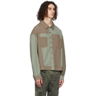 Eckhaus Latta Khaki and Brown Button-Down Desert Shirt