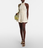 Zimmermann Awaken halterneck linen romper