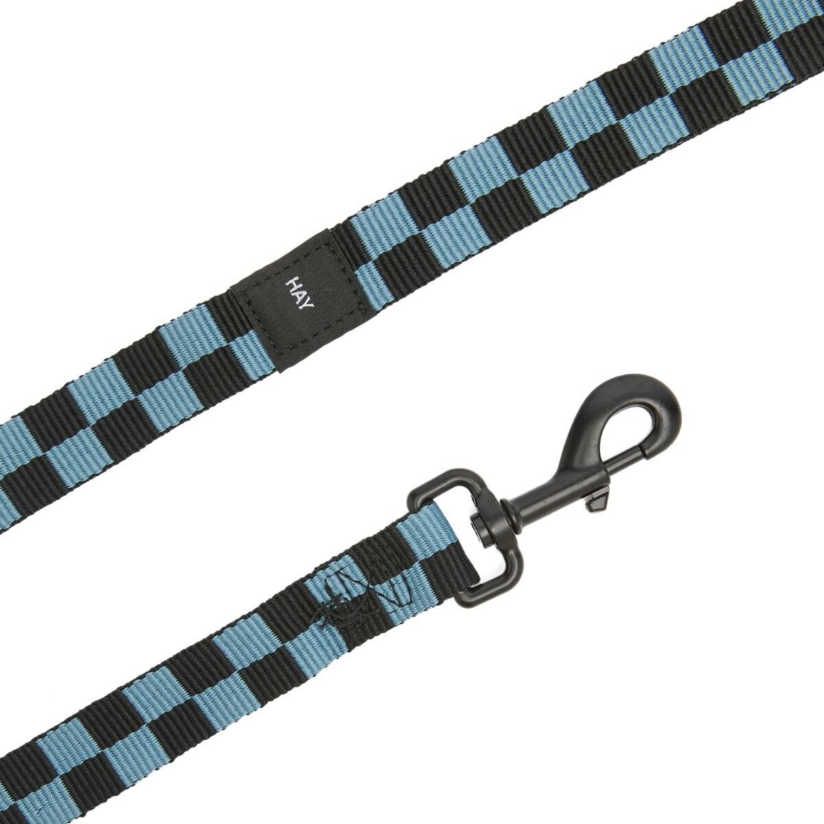 HAY Check Dog Leash in Blue/Black 