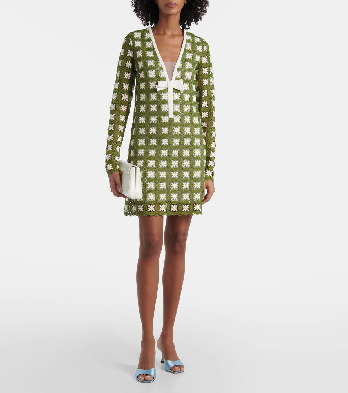 Giambattista Valli Open-knit minidress