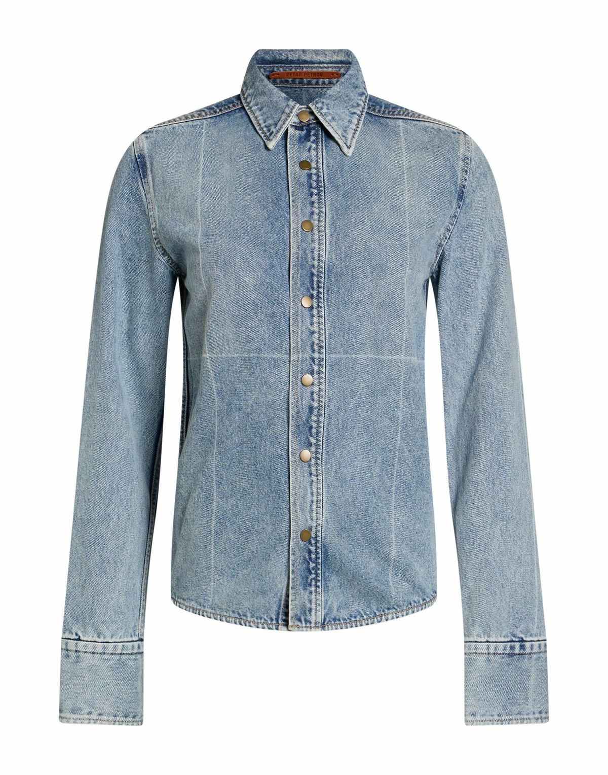 Petar Petrov Womens Denim shirt in Blue