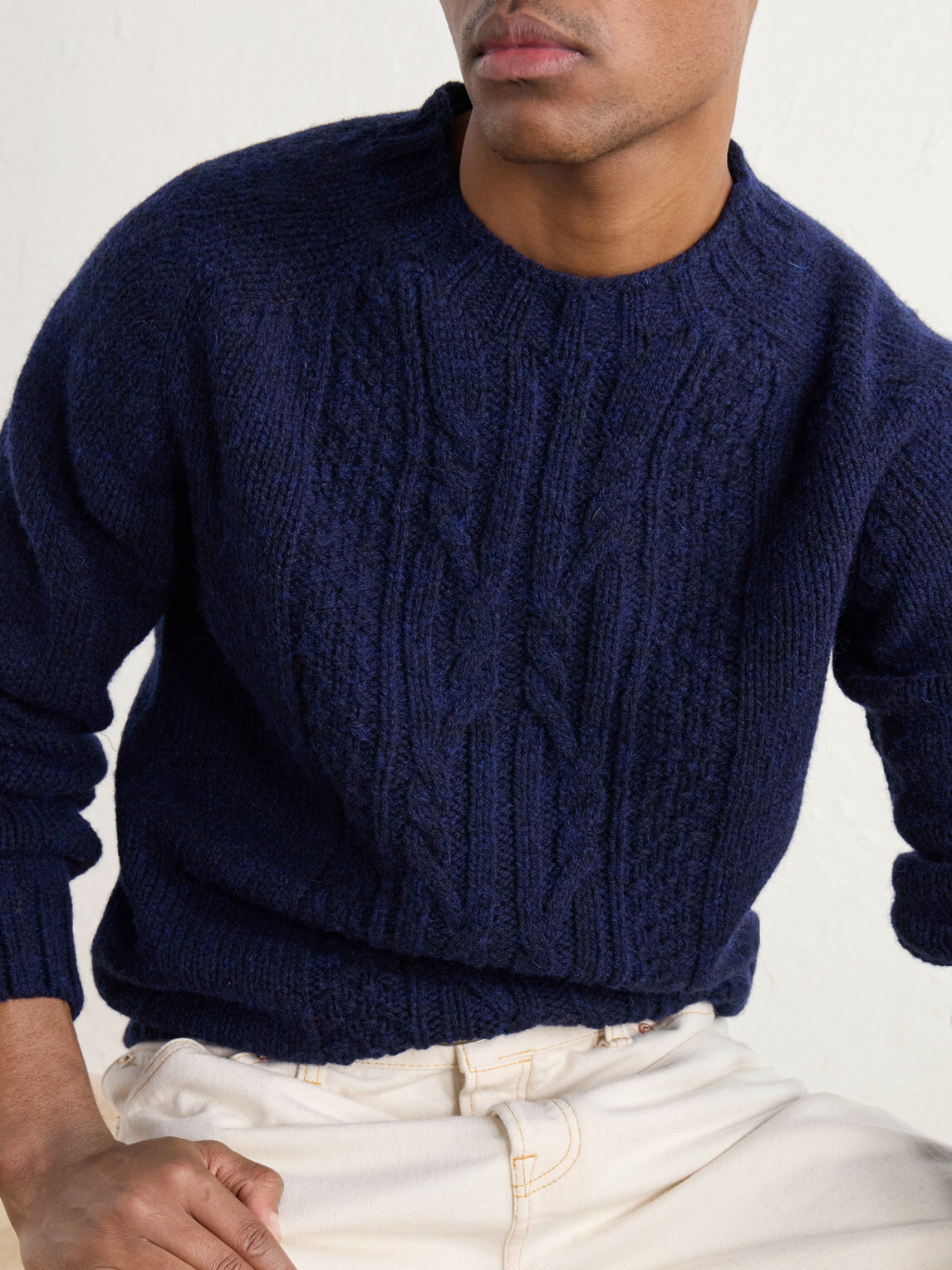 Barbour - Cable-Knit Wool Sweater - Blue