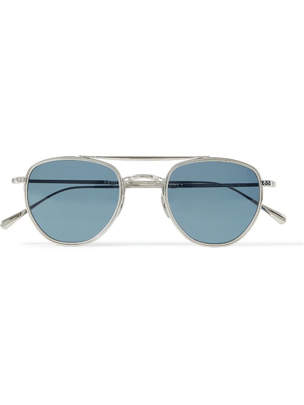 Photo: Mr Leight - Roku II Aviator-Style Titanium Sunglasses