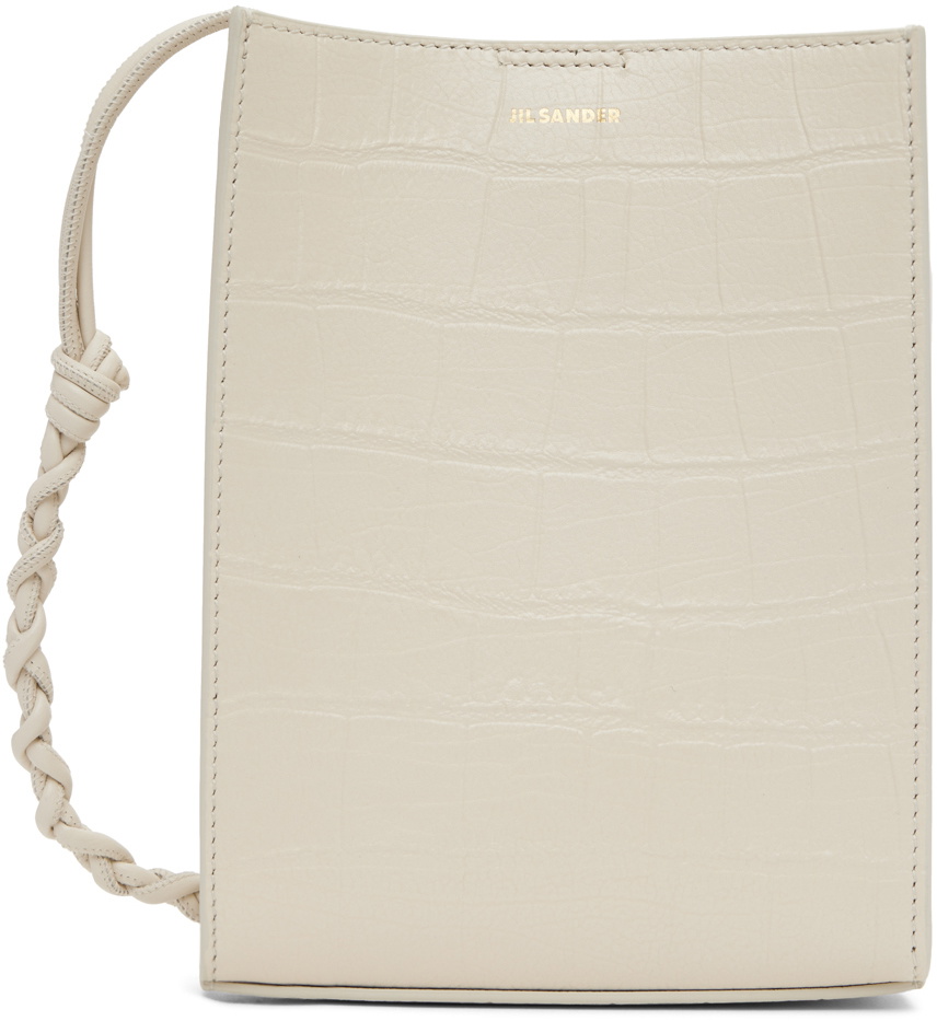 Jil Sander White Small Tangle Bag Jil Sander