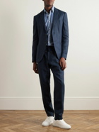 Mr P. - Slim-Fit Unstructured Linen Suit Jacket - Blue