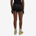 Rick Owens DRKSHDW Women's Cutoff Denim Shorts in Black