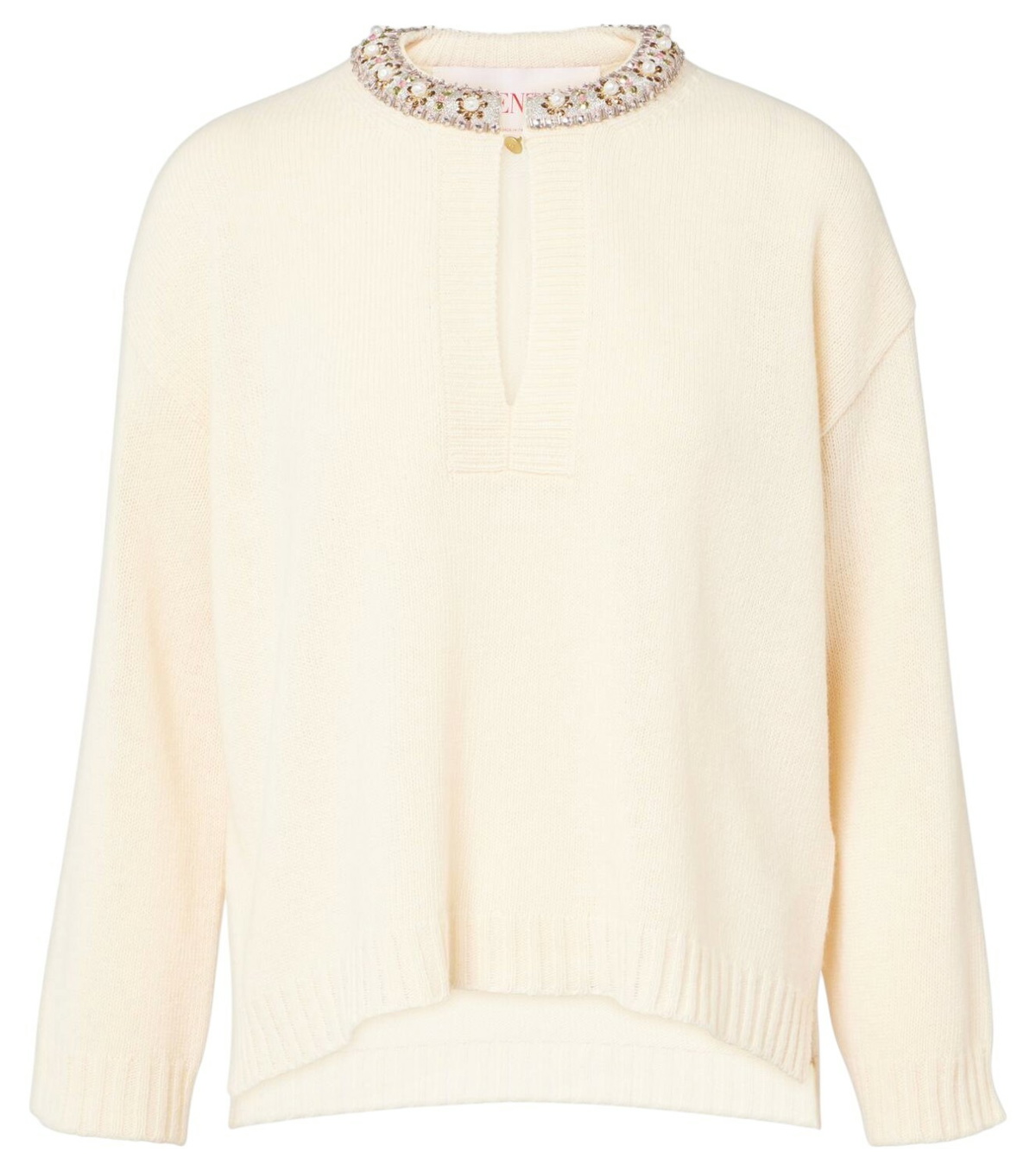 Valentino Lace Detailed Sweater