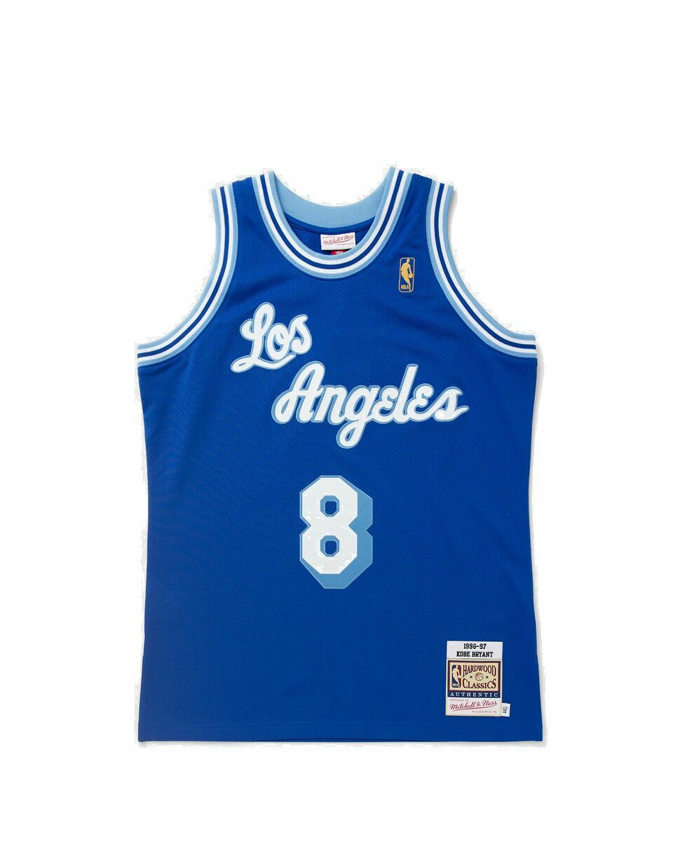 Photo: Mitchell & Ness Nba Authentic Jersey Los Angeles Lakers Alternate 1996 97 Kobe Bryant #8 Blue - Mens - Jerseys