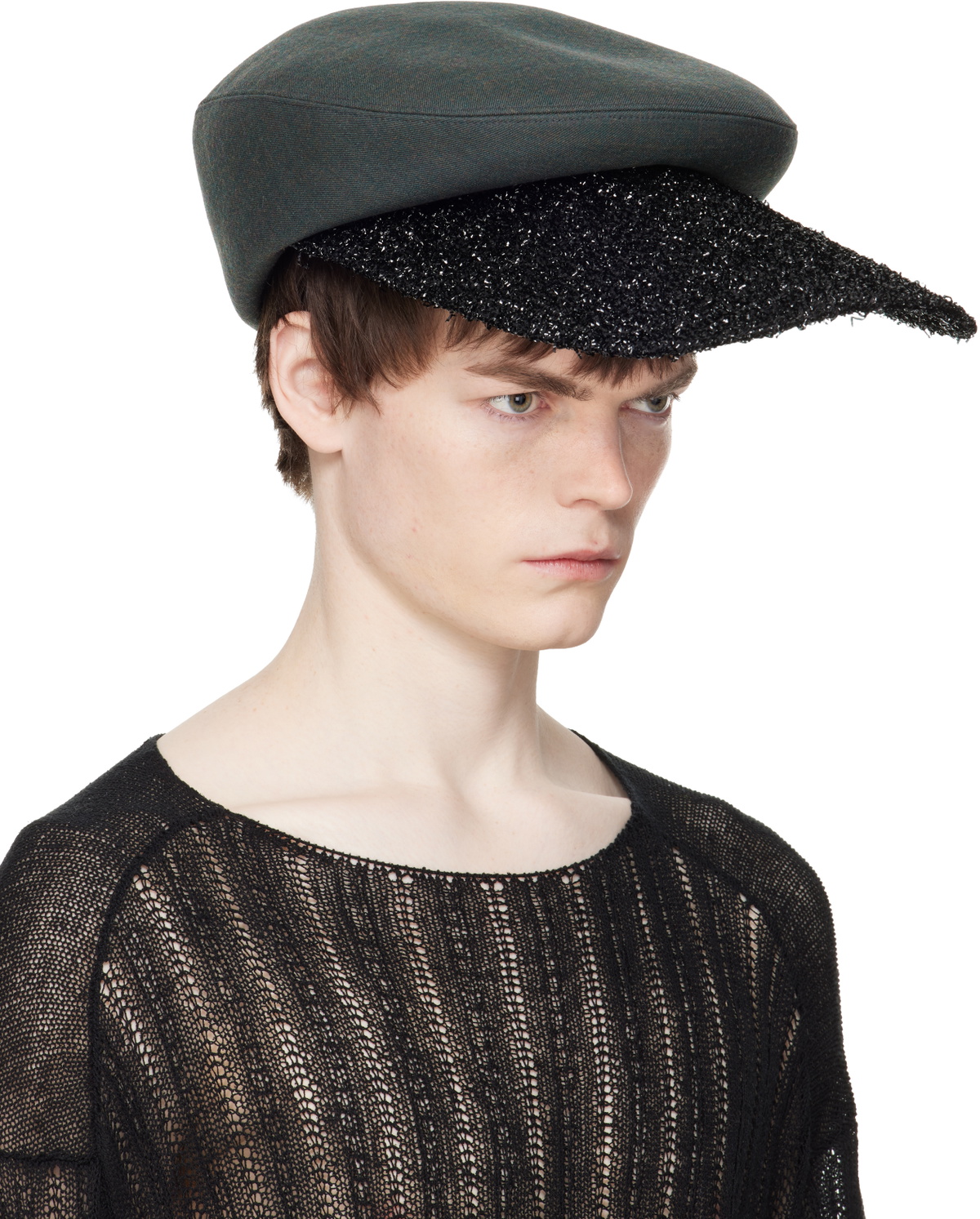 Comme des Garçons Homme Plus Black Hizume Edition Twill Cap