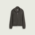 Our Legacy Men's Stripe Dry Merino Wool Level Hood in Sage