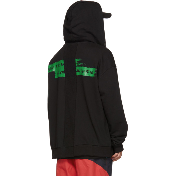 D by D Black Raw Cut Hoodie