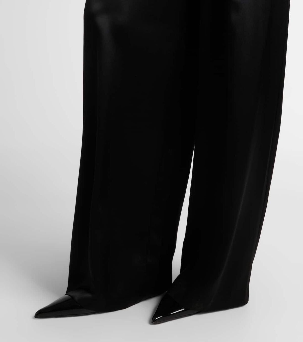 The Sei High-rise silk wide-leg pants