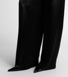 The Sei High-rise silk wide-leg pants