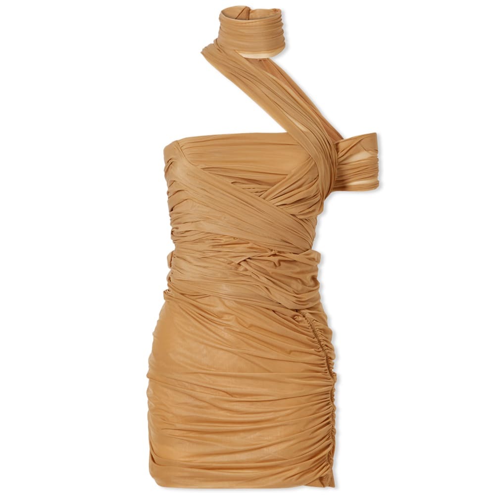 Alexander Wang Women's Ruched Halter Dress in Campfire Alexander Wang