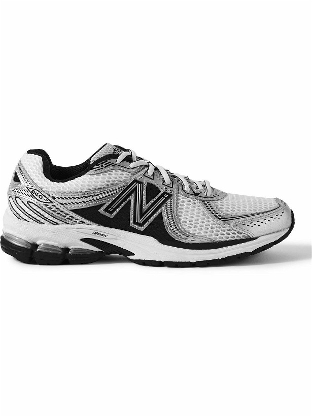 Photo: New Balance - 860 Tech Rubber and Mesh Sneakers - Black